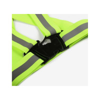 Сигнальный светоотражающий жилет СИМАЛЕНД с регулируемым размером, салатовый 3298977