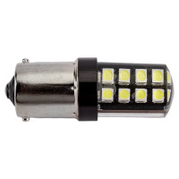 Автолампа SKYWAY диод S25 (P21W) 12/24V 16 SMD диодов 1-конт BA15s белая, 2 шт. S08202072