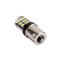 Автолампа SKYWAY диод S25 (P21W) 12/24V 16 SMD диодов 1-конт BA15s белая, 2 шт. S08202072