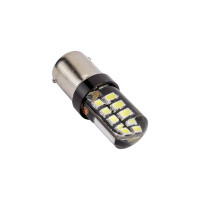 Автолампа SKYWAY диод S25 (P21W) 12/24V 16 SMD диодов 1-конт BA15s белая, 2 шт. S08202072