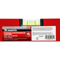 Алюминиевый уровень 800 мм MATRIX 33226