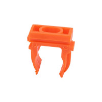 Крепеж-клипса для трубы TDM ELECTRIC ПНД 16 мм оранжевая SQ0405-0121