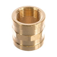 Муфта Viega ВВ, 3/4", бронза RX, равнопроходная 266554