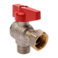 Шаровой кран MVI полнопроходной, угловой с накидной гайкой 1/2", внутренняя-наружная BV.533.04