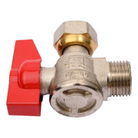 Шаровой кран MVI полнопроходной, угловой с накидной гайкой 1/2", внутренняя-наружная BV.533.04