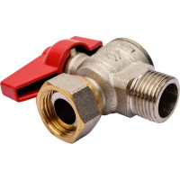 Шаровой кран MVI полнопроходной, угловой с накидной гайкой 1/2", внутренняя-наружная BV.533.04