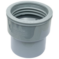 Переход с чугуна на пластик VALFEX 110x124, внутренняя канализация с манжетой 23124110М