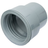 Переход с чугуна на пластик VALFEX 110x124, внутренняя канализация с манжетой 23124110М