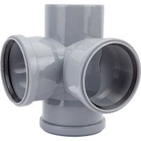 Двухплоскостная крестовина VALFEX 110/110/110, внутренняя канализация 28110110