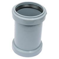 Двухраструбная муфта VALFEX 50 мм, внутренняя канализация 20106050