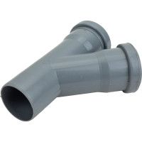 Тройник VALFEX 45 градусов, 50-50, внутренняя канализация 22050050