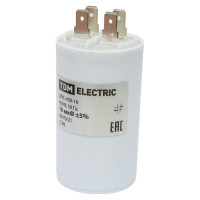 Конденсатор TDM ELECTRIC ДПС 450В, 16мкФ, 5проц., плоский разъем, SQ0739-0018