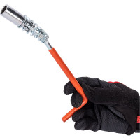 L-образный свечной ключ Airline с карданом и пружиной, 16х250 мм, с резиновым фиксатором AK-S-12