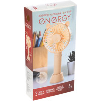 Настольный вентилятор Energy EN-0610 USB, аккумулятор, розовый 103933