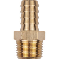 Разъем 1/2" внешняя резьба - "елочка" 14мм, латунь, в блистере AV Steel AV-700318B