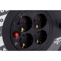 Катушка GENERICA УК30 с т/з 4 места 2P+PE/30м 3x1,0мм2 WKP10-10-04-30-G