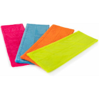 Универсальная насадка МОП для швабр LAIMA плоская, комплект 4шт, 38-42 см, тип к, микрофибра 607459