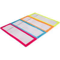 Универсальная насадка МОП для швабр LAIMA плоская, комплект 4шт, 38-42 см, тип к, микрофибра 607459