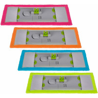 Универсальная насадка МОП для швабр LAIMA плоская, комплект 4шт, 38-42 см, тип к, микрофибра 607459