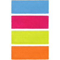 Универсальная насадка МОП для швабр LAIMA плоская, комплект 4шт, 38-42 см, тип к, микрофибра 607459