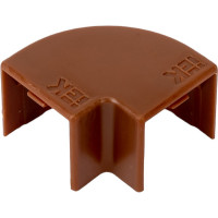 Поворот IEK ELECOR 90град КМП 16x16 дуб 4шт.компл EL-KK10D-P-016-016-K11