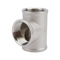 Тройник STI латунный Ду20 (3/4") никелированный D270-05069