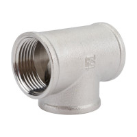 Тройник STI латунный Ду20 (3/4") никелированный D270-05069