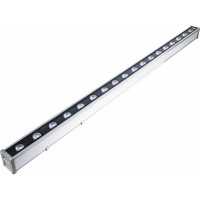 Светодиодный линейный прожектор Uniel ULF-L52-18W/6400K/L100 220V IP65 SILVER UL-00008362