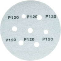 Круг шлифовальный на липучке - зелёный 125 мм, 5 шт, P120 FASTER TOOLS 8541