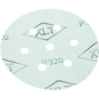 Круг шлифовальный на липучке - зелёный 125 мм, 5 шт, P320 FASTER TOOLS 8546