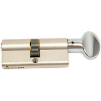 Цилиндровый механизм с вертушкой KALE KILIT 164 SM/70 (30+10+30) мм, никель, 5 кл. 25567