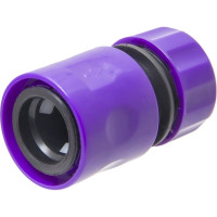 Соединитель без аквастопа для шланга 1/2", пластик MasterProf ДС.070885.ИМ