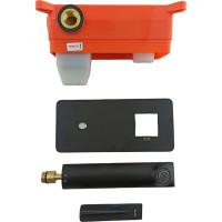 Встраиваемый смеситель для раковины OUTE скрытый монтаж, черный матовый T11221H