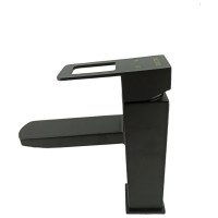 Смеситель для раковины OUTE черный, однорычажное управление T40201H