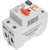 Устройство защитного отключения TDM ELECTRIC ВД1-63 2Р 16А 300мА SQ0203-0003