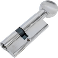 Цилиндр PALIDORE 80PC 35/45C ключ/завертка, хром блестящий 98760924