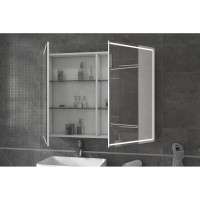 Зеркальный шкаф Vigo Geometry 1000 с LED подсветкой zsh.GEO.100.El