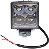 Светодиодная квадратная фара Airline 4 LED направленный свет, 12W, 76x76x46, 12/24V ALED001