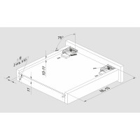 Направляющие механизмы BOYARD В-Slide DB8885Zn/450 100056