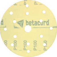 Материал абразивный в кругах 150 мм, 15 отверстий, на бумажной основе, Р100 BETACORD 100.0100