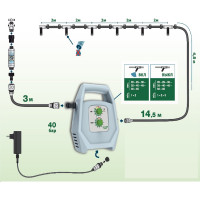 Комплект туманообразования высокого давления с таймером Green Helper GF-901