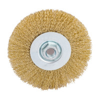 Щетка дисковая для УШМ 125 мм, M14, гофрированная проволока Gepard GP0892-125