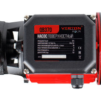 Поверхностный насос VERTON AQUA QB370 (370Вт,max произв.35л/мин,max h35 м, max глуб.8м,1",3,6 бар) 01.13298.13318
