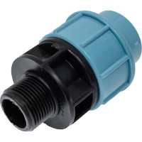 Муфта ПНД компрессионная с наружной резьбой 25 ммx3/4" AV Engineering AVE1062534