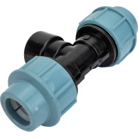 Тройник ПНД компрессионный с внутренней резьбой (25 ммx3/4") AV Engineering AVE1082534