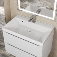 Раковина для ванной комнаты Uperwood Classic 70 см, прямоугольная 291020336