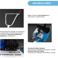 Мотоблок НЕВА Мототехника МБ23-ZS (GB270) 4650002230361