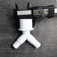 Переходник для подключения сливного шланга Профитт 20x23x40V, белый 2226063
