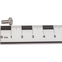 Винт с полукруглой головкой ВИРТУОЗ крестообразный шлиц, 4x8 мм, DIN 7985, нержавеющая сталь А2, 8 шт. 37477