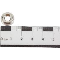 Шестигранная гайка с фланцем ВИРТУОЗ М6, DIN 6923, нержавеющая сталь А2, 6 шт. 37422